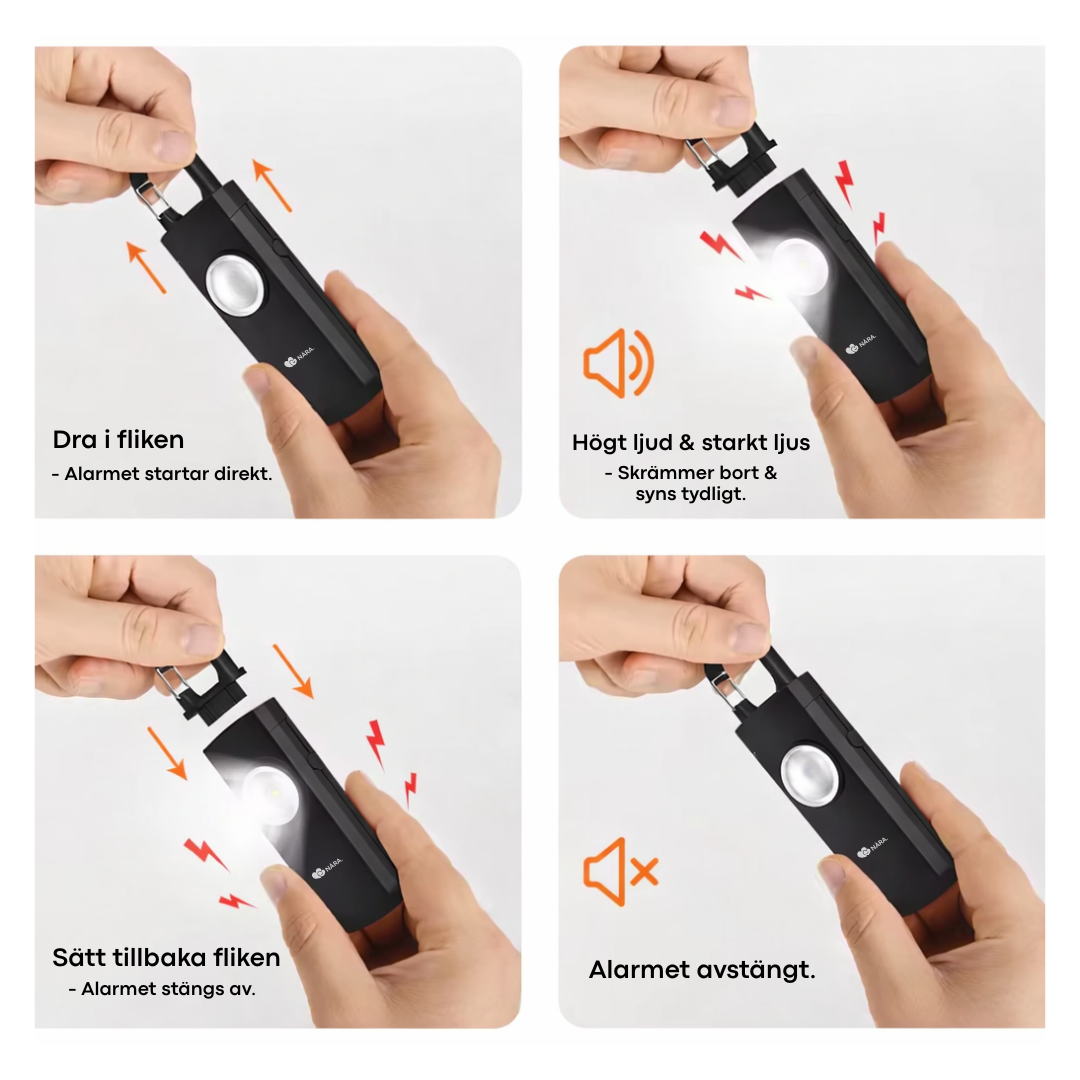 NÄRA Trygghetslarm - Känn dig trygg utan att ändra på något.